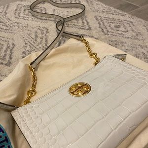 Cream white Tory Burch crossbody